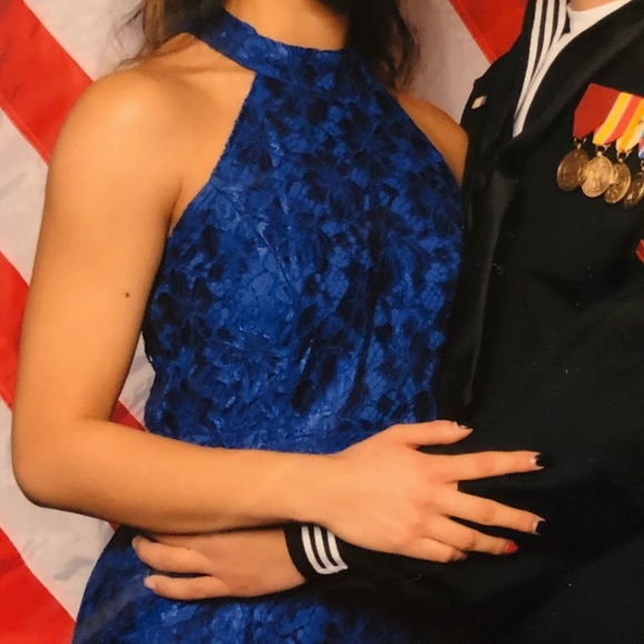 Royal blue dress - Picture 2 of 2